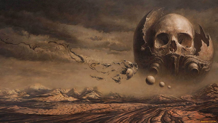 Cosmic Horror Zdzisław Beksiński